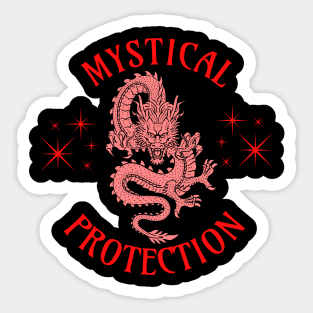 Mystical Protection Eastern Dragon Sticker
